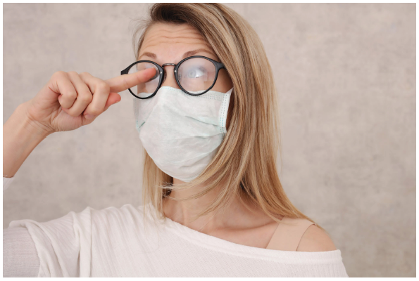 How to Keep Your Glasses from Fogging Up When Wearing A Face Mask